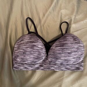 Xhilaration Black and Gray Sports Bra